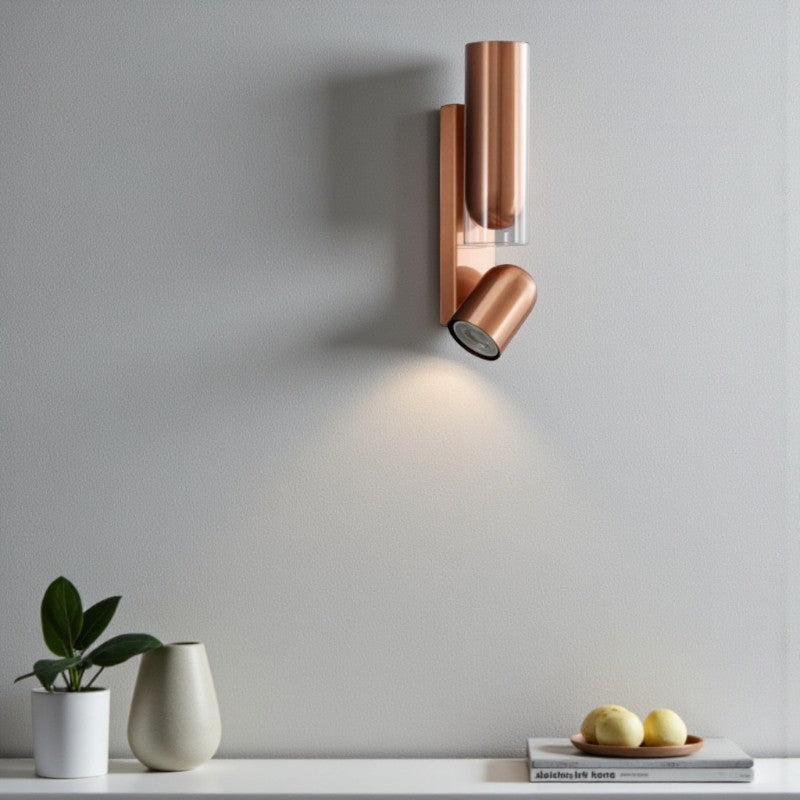 Minimalistische drehbare Zylinder Wandleuchte für verstellbares modernes Licht