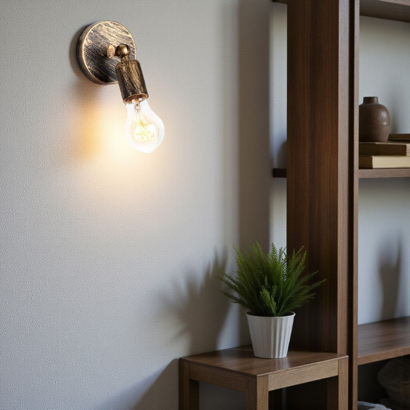 Verstellbare Industrielle Wandleuchte mit elegantem Finish für flexible beleuchtung