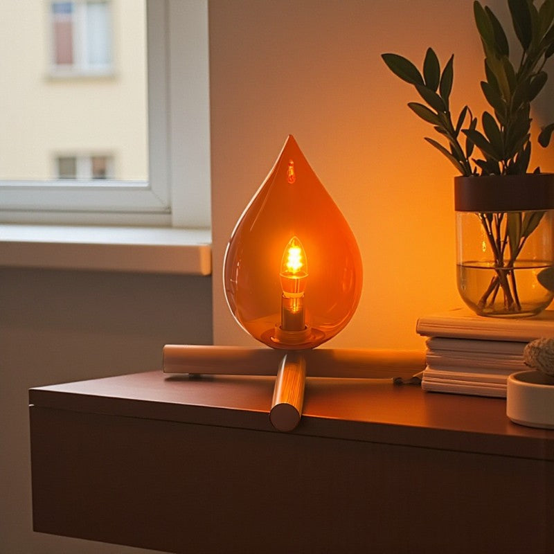 Tabora - LED-Tischlampe mit Flammeneffekt