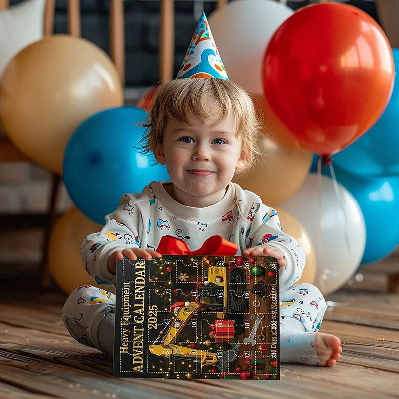 CraneQuest - Adventskalender mit Kran-Spielzeug in Geschenkbox
