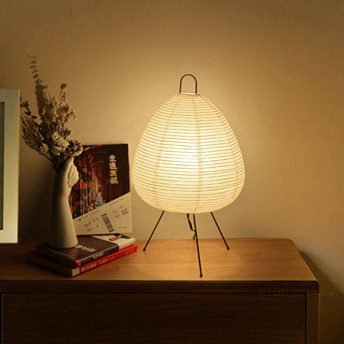 Japanische - Tischlampe Reispapier