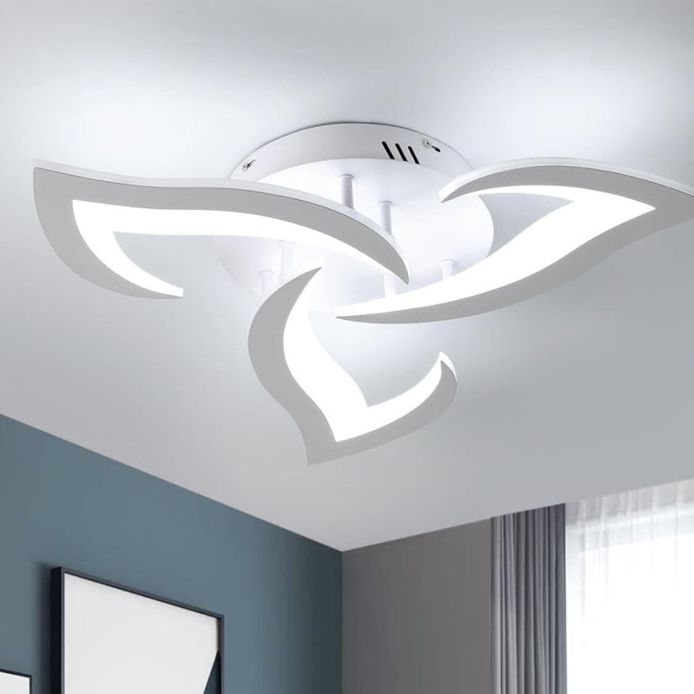 Blumenförmige - LED-Deckenleuchte für Wohnzimmer &