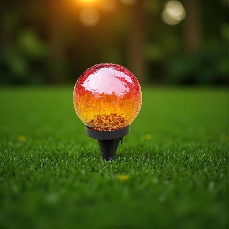 Sphärische Glas-Solar-LED Dekorative Gartenbeleuchtung für draußen