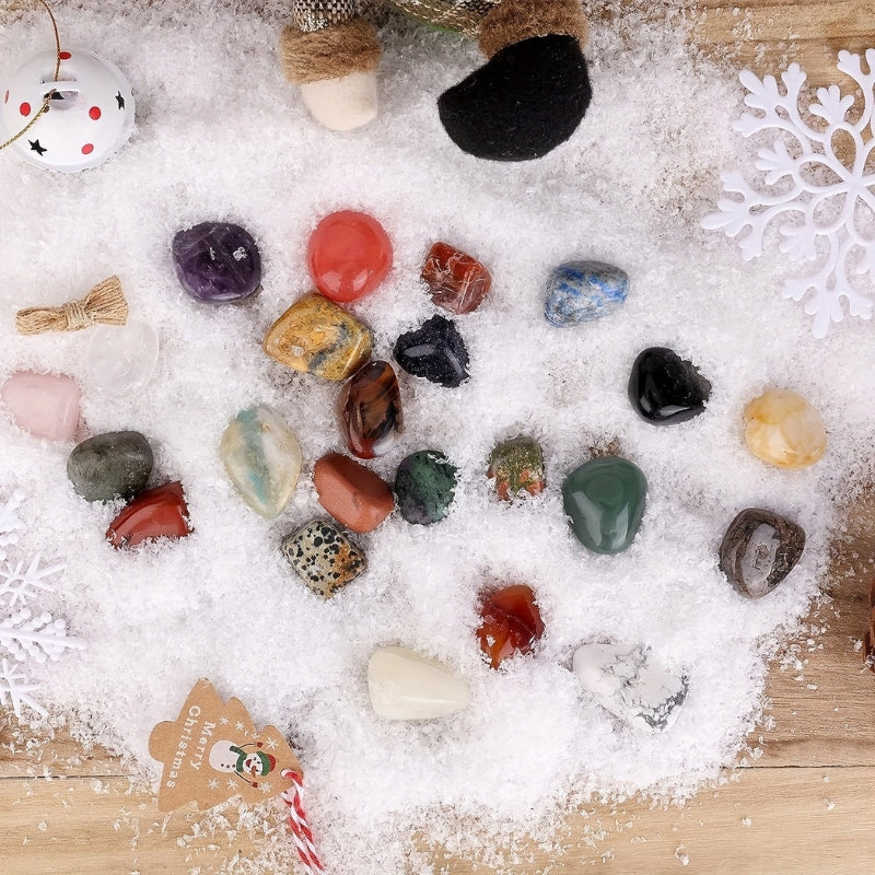 StoneMira - Adventskalender mit natürlichen Steinen für die Saison