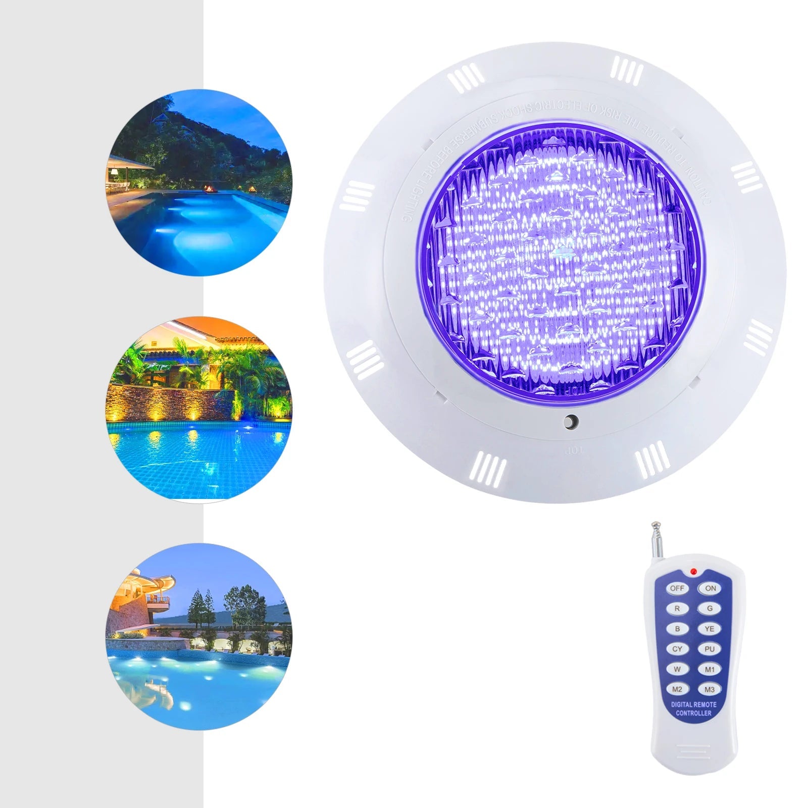 Serenia - IP68 RGB-LED-Poolleuchte, 36 W, 360 LEDs