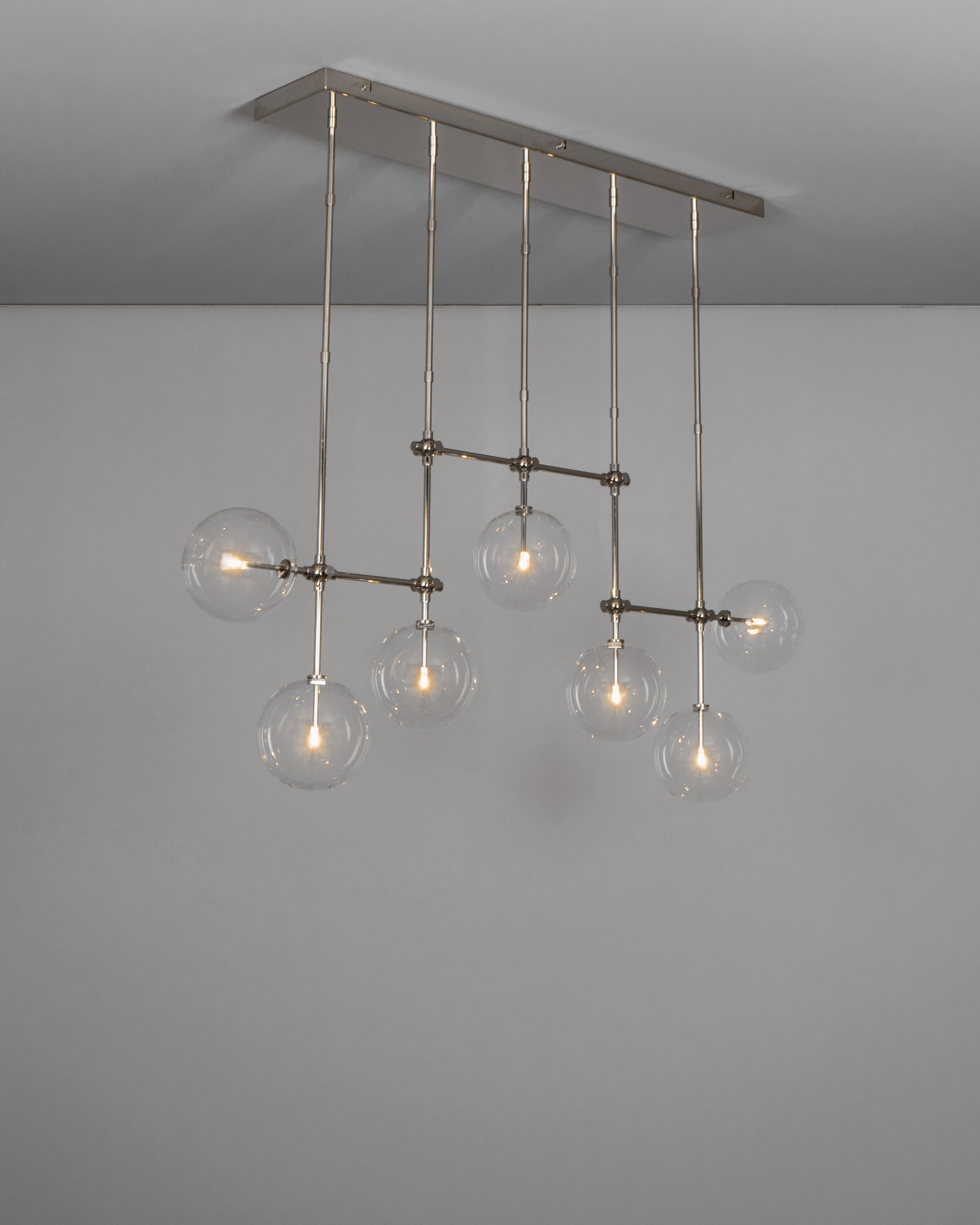 Schwung - Lighting - Pendelleuchte Soap B7MD, Metall/Glas