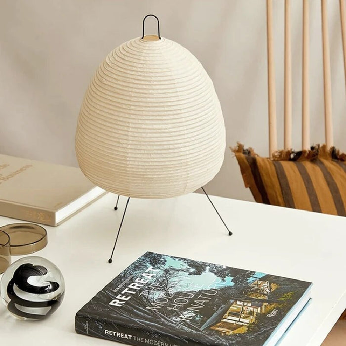Japanische - Tischlampe Reispapier
