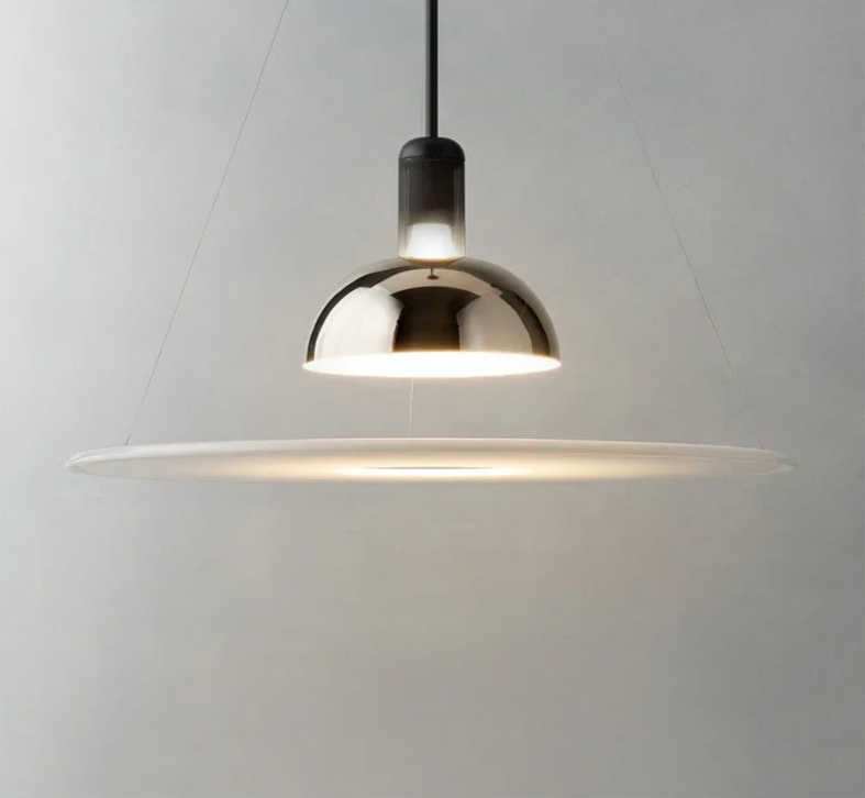 Minimalistische - Designer-Pendelleuchte aus Metall
