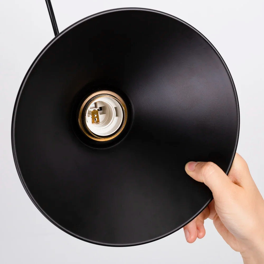 Zenita - Vintage-Industrie-Pendelleuchte aus Eisen mit LED