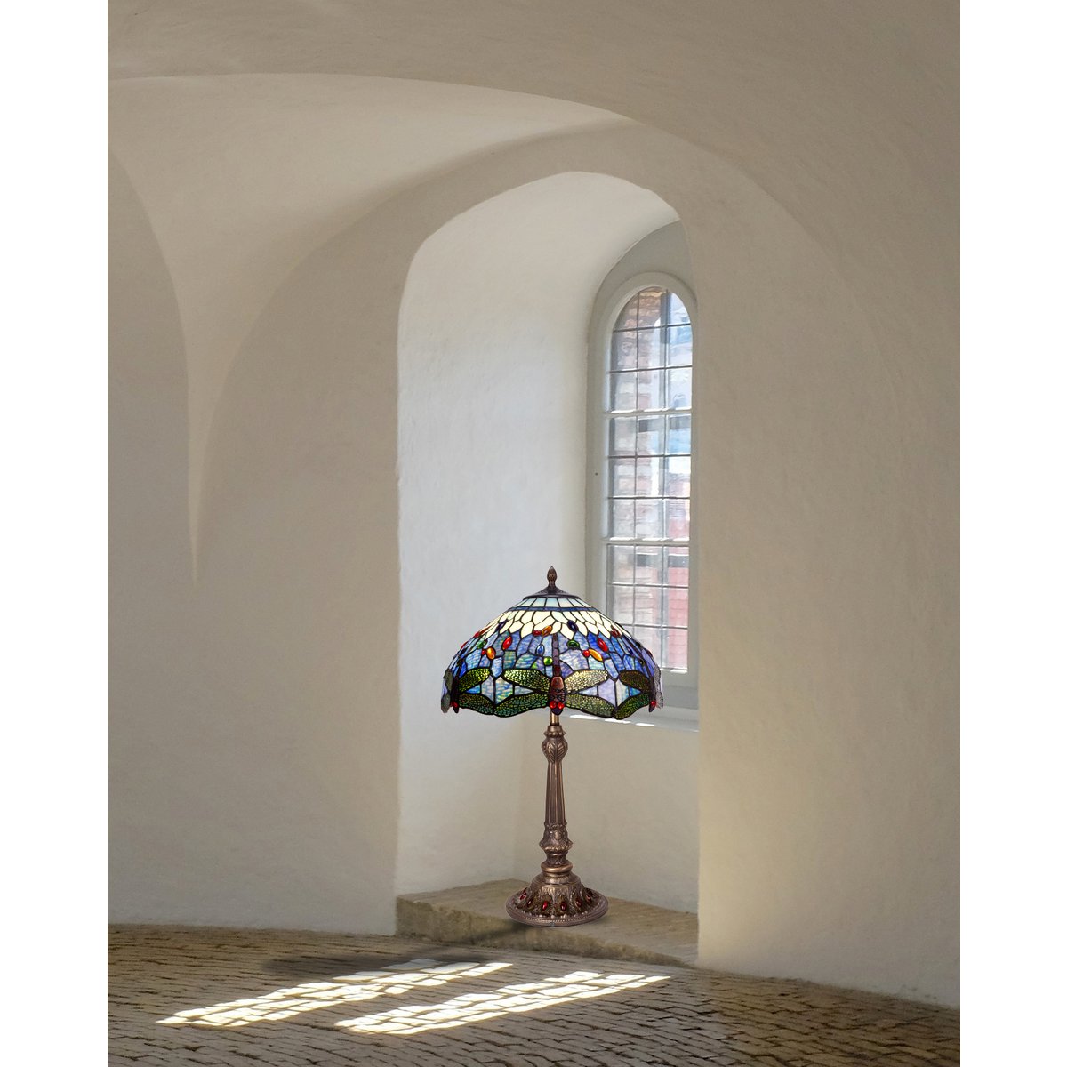Alexandra - Lighting -Tiffany-Tischleuchte Ø 40 cm Belle