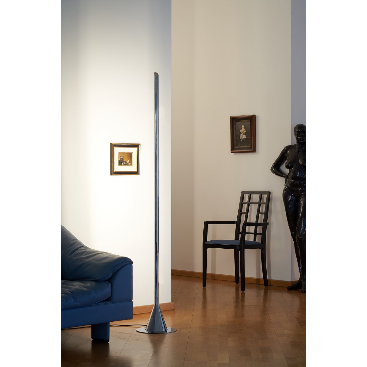 Lichtsäule - LED-Stehleuchte, Lichtsäule, Chrom-Finish