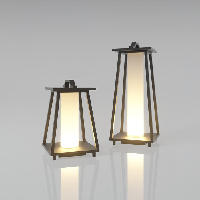Brix - Tragbare LED Außenlampe Edelstahl
