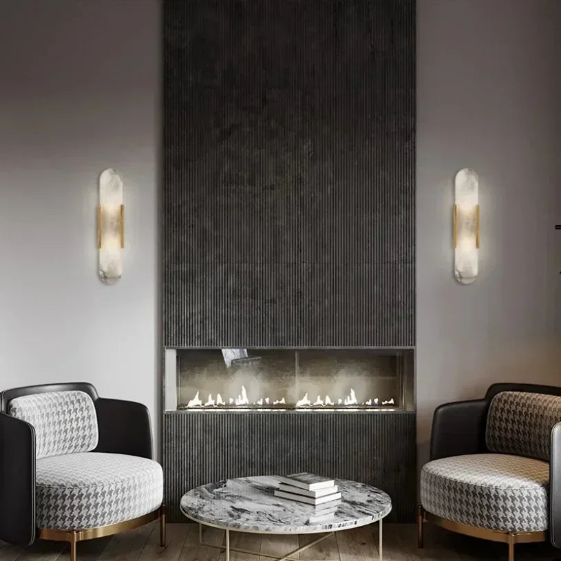 Glinto - Moderne Marmor-Wandleuchte