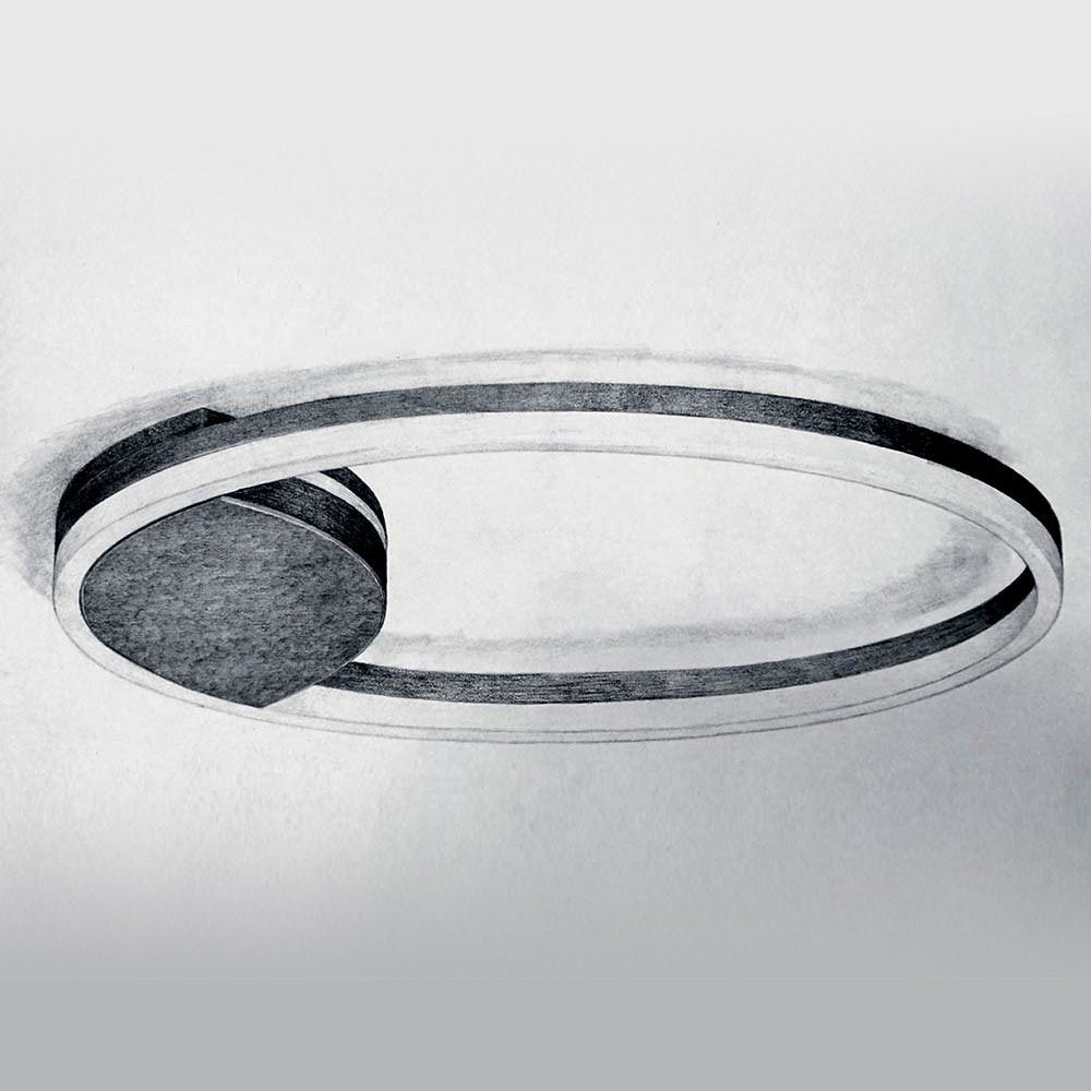 Skapetze - LED-Wand- und Deckenleuchte Ring 60