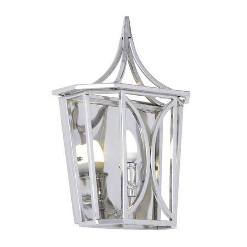 Murio - Wandleuchte aus Stahl in Silber