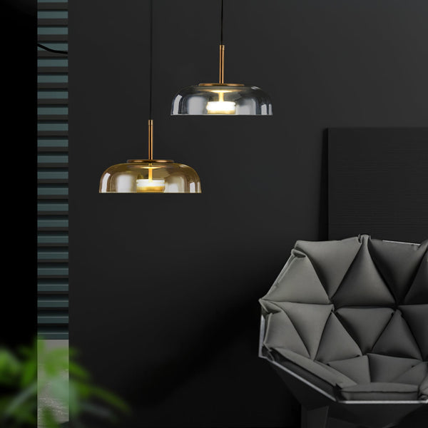 Solara - Glaspendelleuchte mit integrierter LED