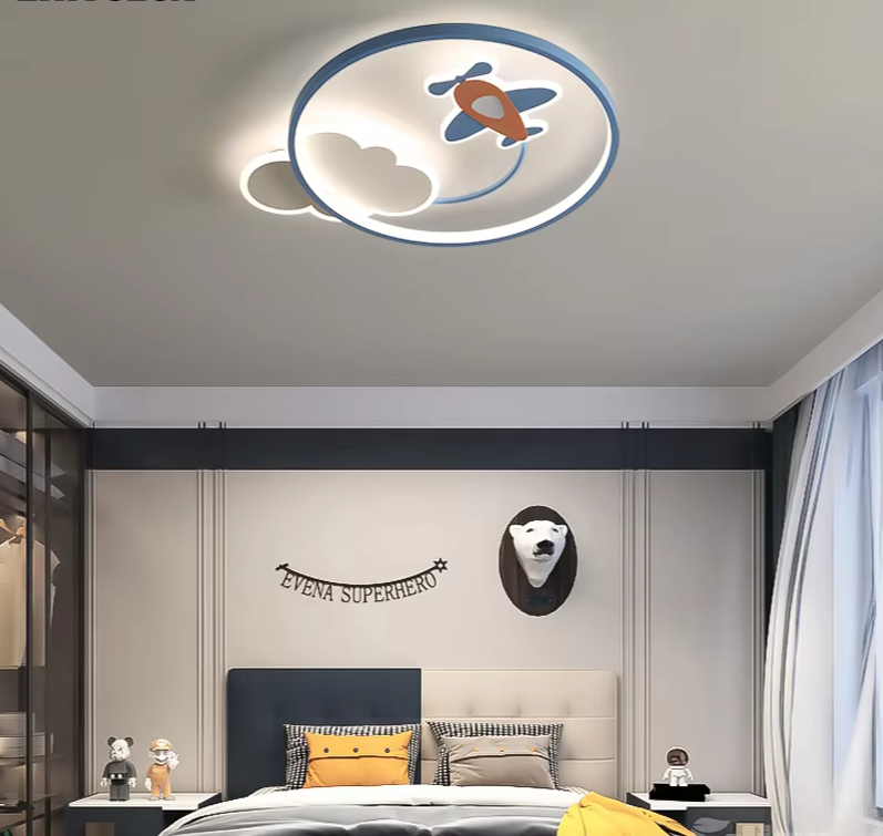 Vortex - LED-Deckenleuchte für Kinderzimmer, dimmbar mit