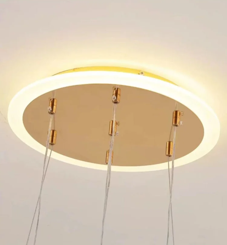 Aurela - LED-Pendelleuchte Ø 40 cm mit 3 Lichtfarben