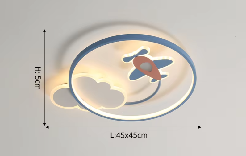 Vortex - LED-Deckenleuchte für Kinderzimmer, dimmbar mit