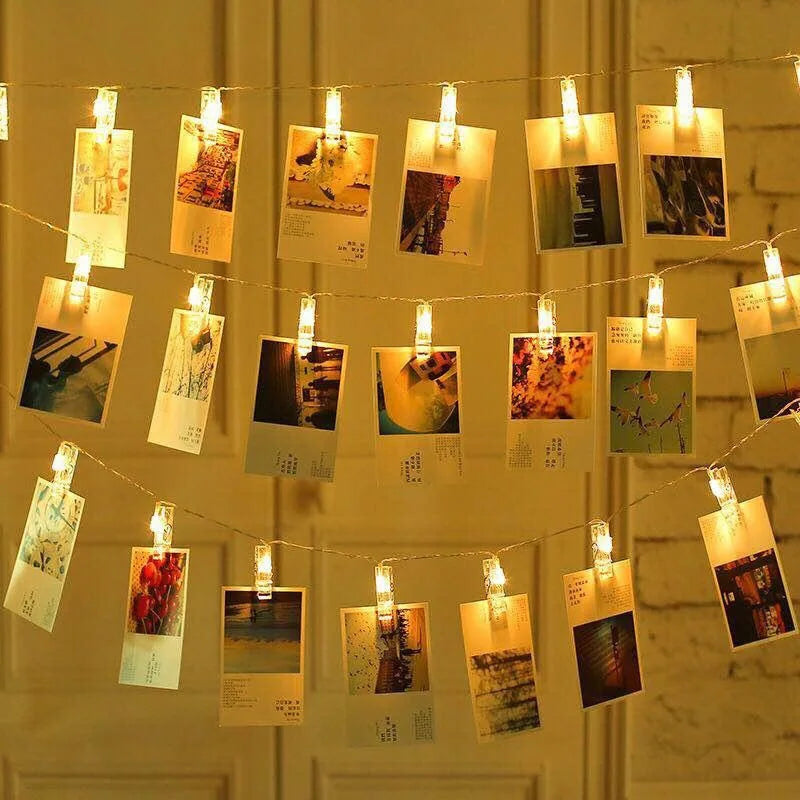 Girla - LED-Lichterkette mit Fotoclips