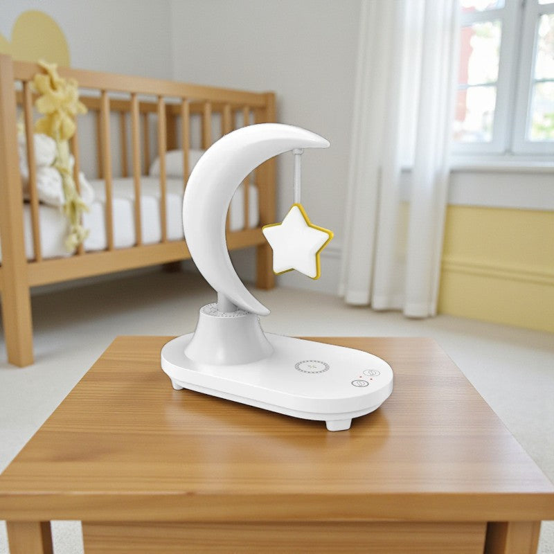 Moderne Art-Deco-Tischlampe in Mondform LED Dekorationsbeleuchtung