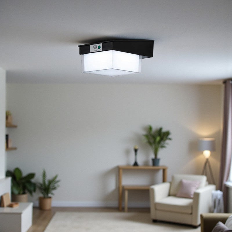 Solarbetriebene LED-Außenlampe Rund und Quadrat-Design moderne Beleuchtung