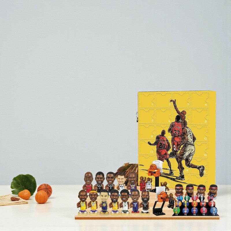 CourtQuest - Adventskalender mit 24 Basketballfiguren