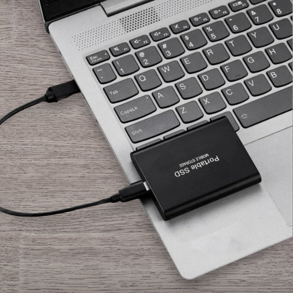 StoreGlide - Tragbare Externe SSD mit USB Plug-and-Play Schnittstelle
