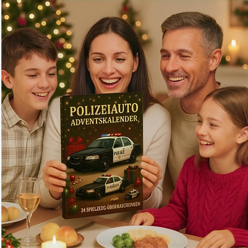 Cruisingle - Adventskalender mit Mini-Polizeiautos und Zubehör