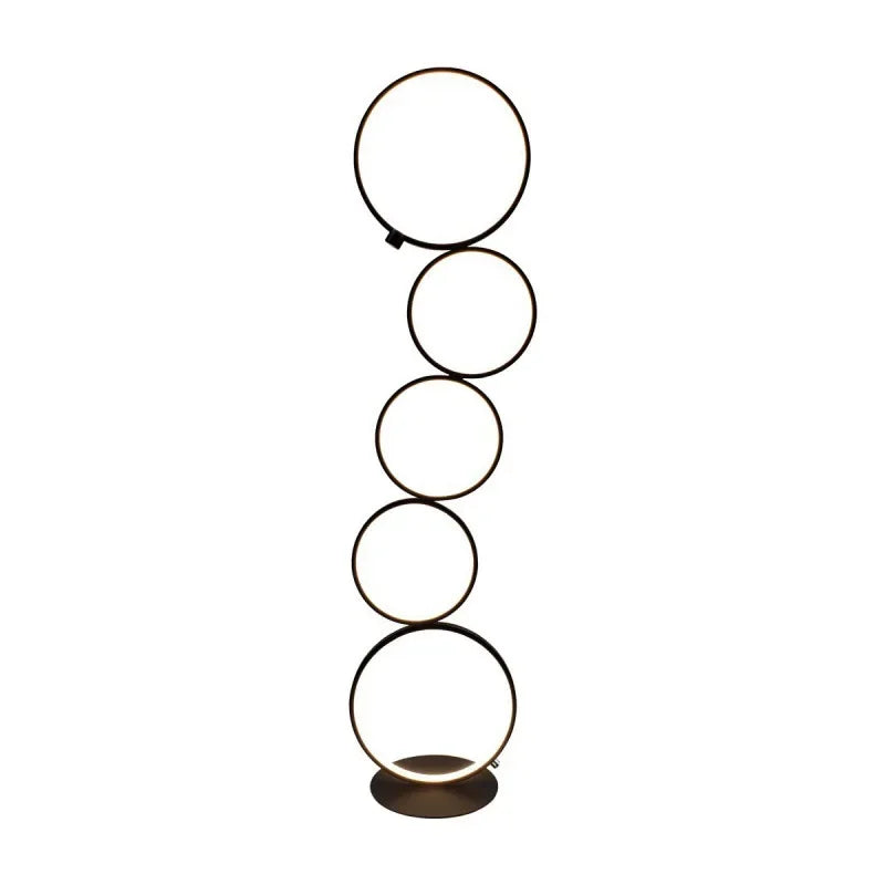 Nordische - LED-Stehleuchte, 5-Ring-Dimmfunktion