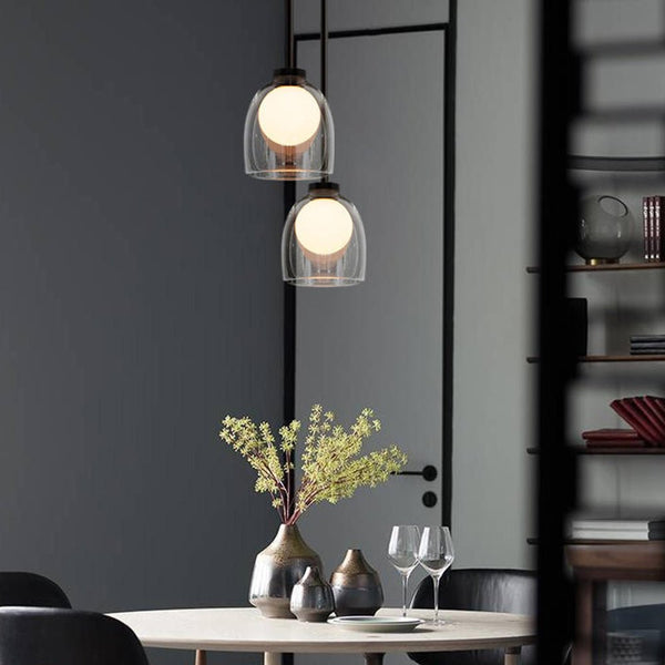 Aurela - Moderne Pendelleuchte mit Glaskugel