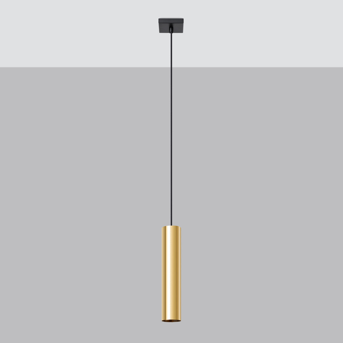 Claria - Pendelleuchte in poliertem Gold
