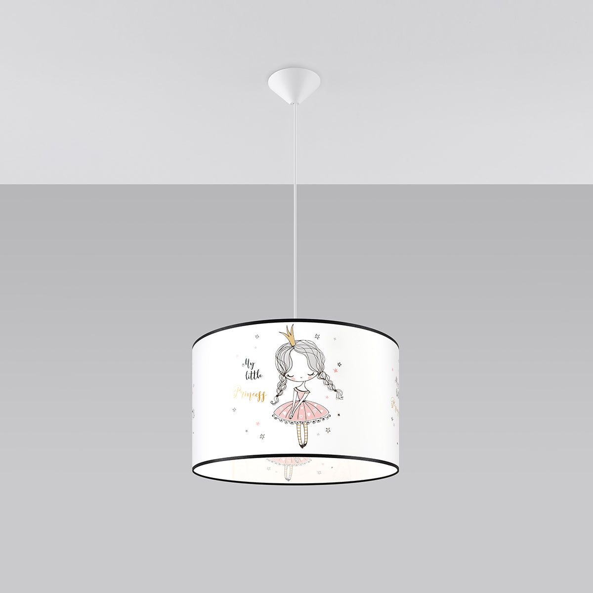 Lucero - Kinderzimmer-Hängeleuchte 40 cm, bunt