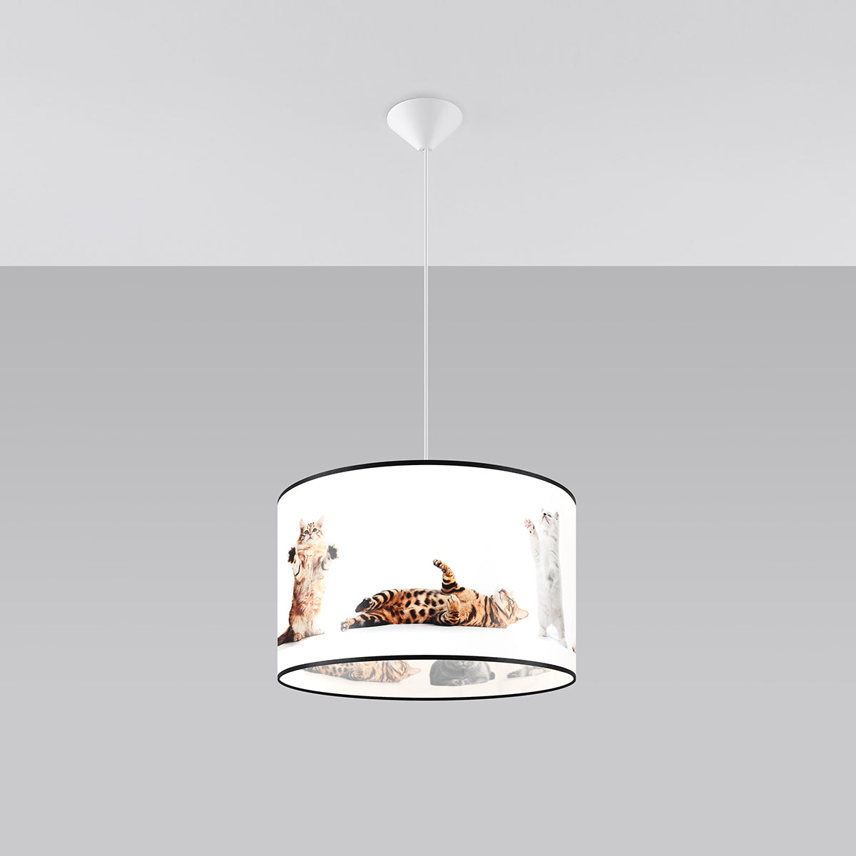 Halona - Kinderzimmer-Hängeleuchte, 40 cm, mehrfarbig mit