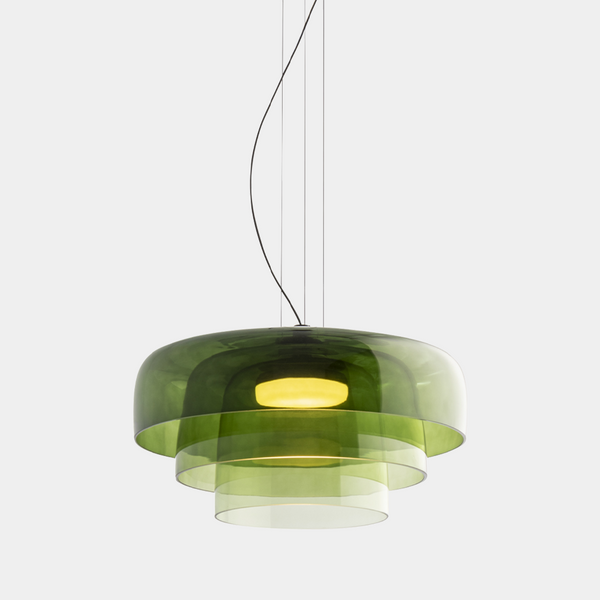 Aurela - Moderne Pendelleuchte aus norwegischem Glas