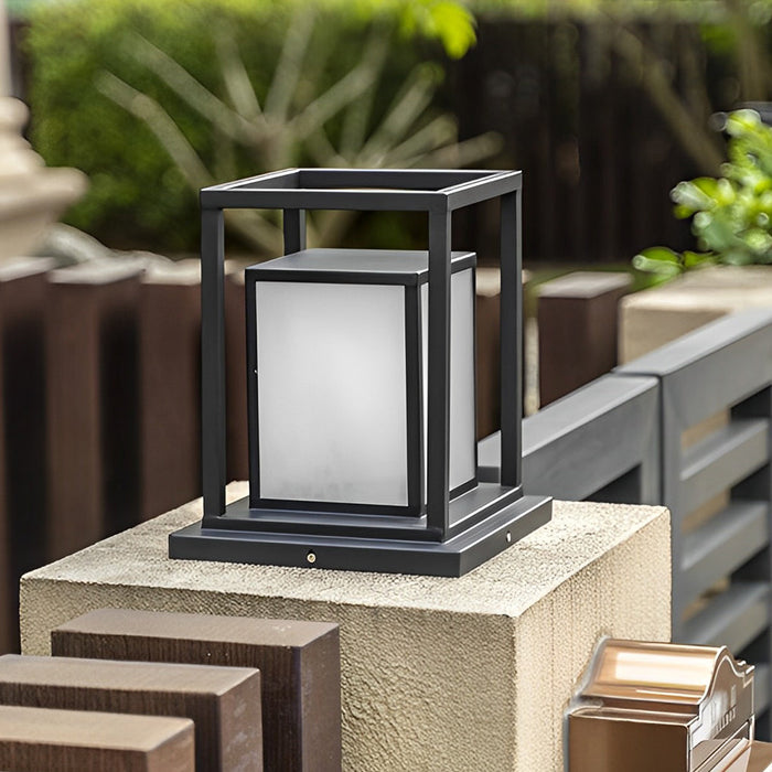 Solena - Solarbetriebene Mastleuchte IP65 aus Edelstahl und