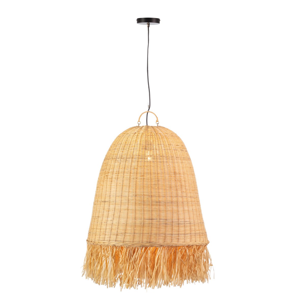 Alexandra - Thai - Deckenleuchte aus Naturrattan und Sisal