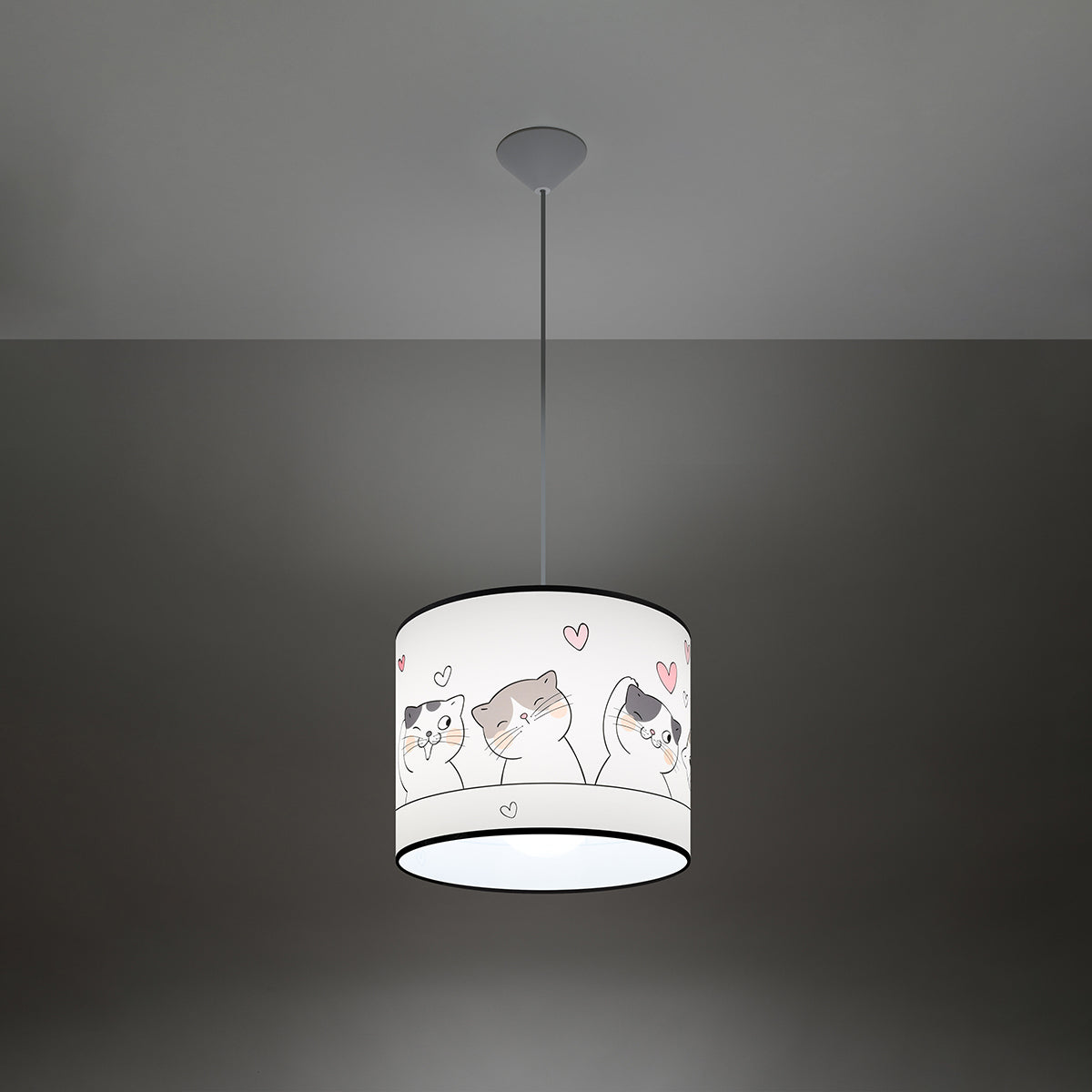 Halona - Kinderzimmer-Hängeleuchte, 30 cm, bunt