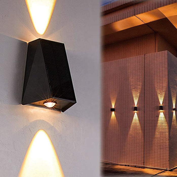 Aussenlux - Solar LED Wandleuchte Außen IP54