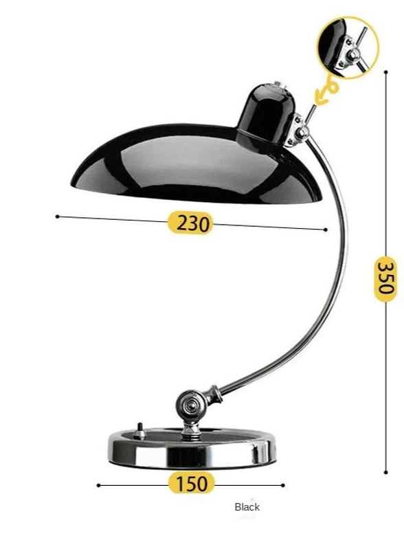Nestor - Schreibtischlampe mit E27-LED-Leuchtmittel im