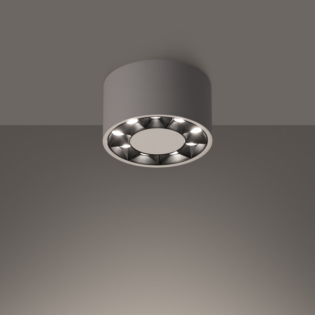 Lumio - LED-Deckenleuchte, weiß, 10 W, 4000 K, 1199 lm