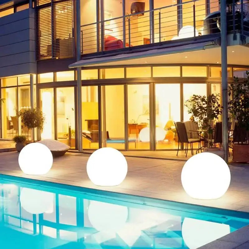 Solaria - RGB-Solar-Gartenleuchte, LED-Kugel, IP65