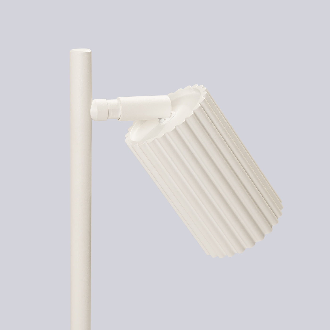 Mirela - Beigefarbene Aluminium-Tischleuchte