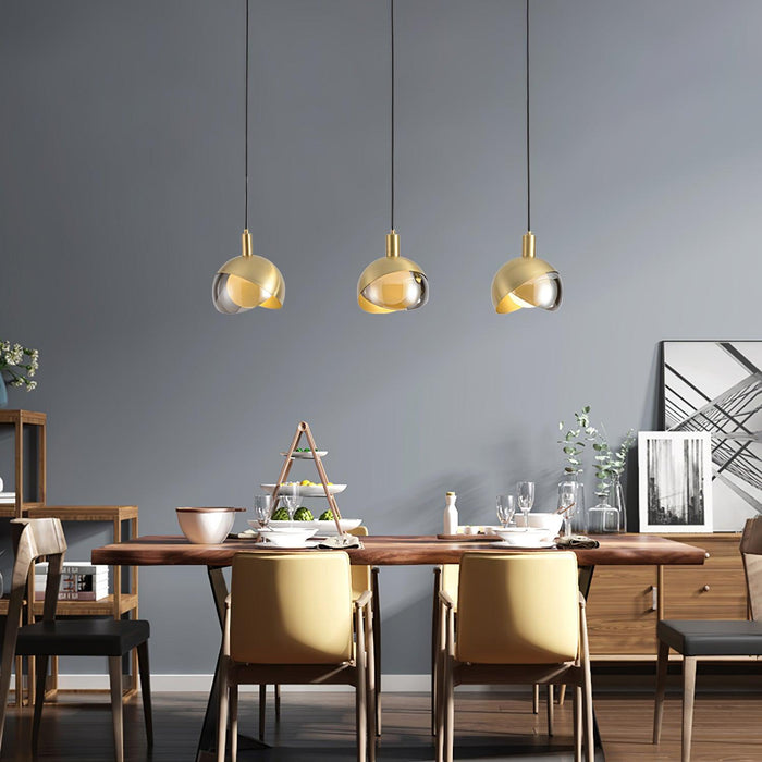 Solara - Metall Pendelleuchte mit Glas