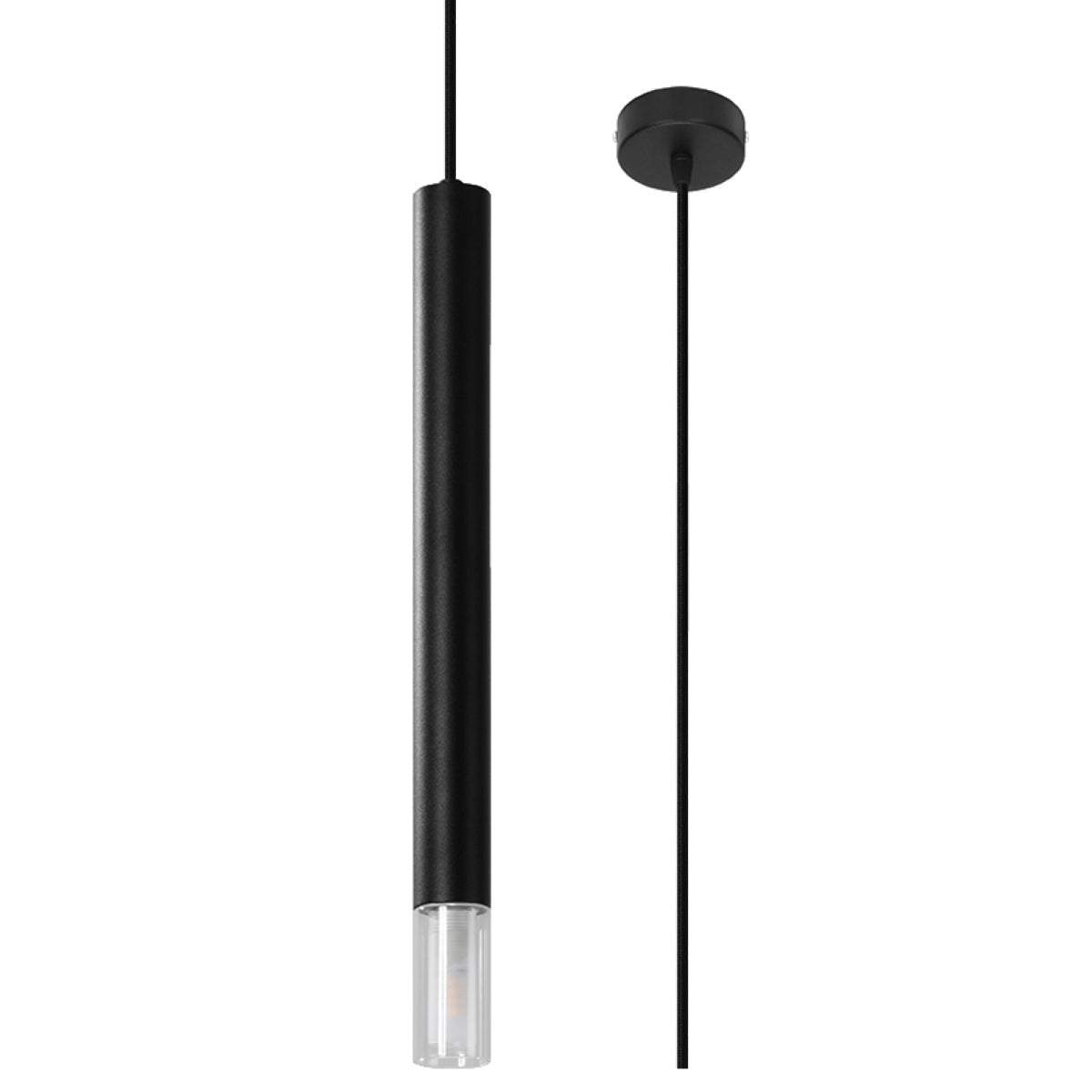 WEZYR - 1 Pendelleuchte, schwarz