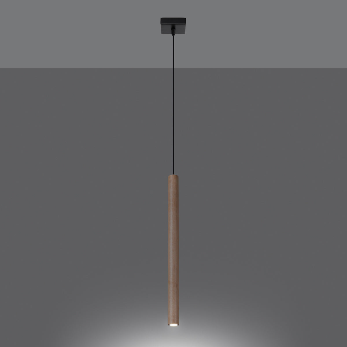 Lumio - Pendelleuchte aus Holz, 1-flammig
