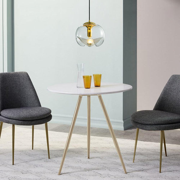 Golf“ - Pendelleuchte Golf aus Glas und Metall