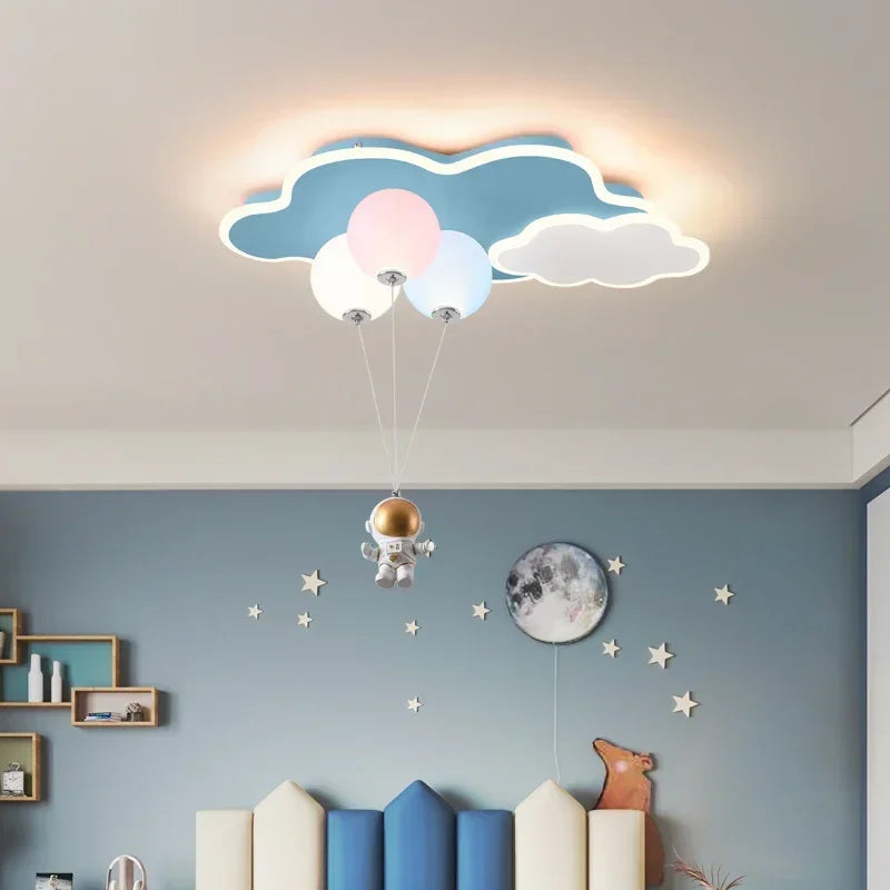 Astronaut - Kinderzimmer-Hängeleuchte Astronaut & Wolke