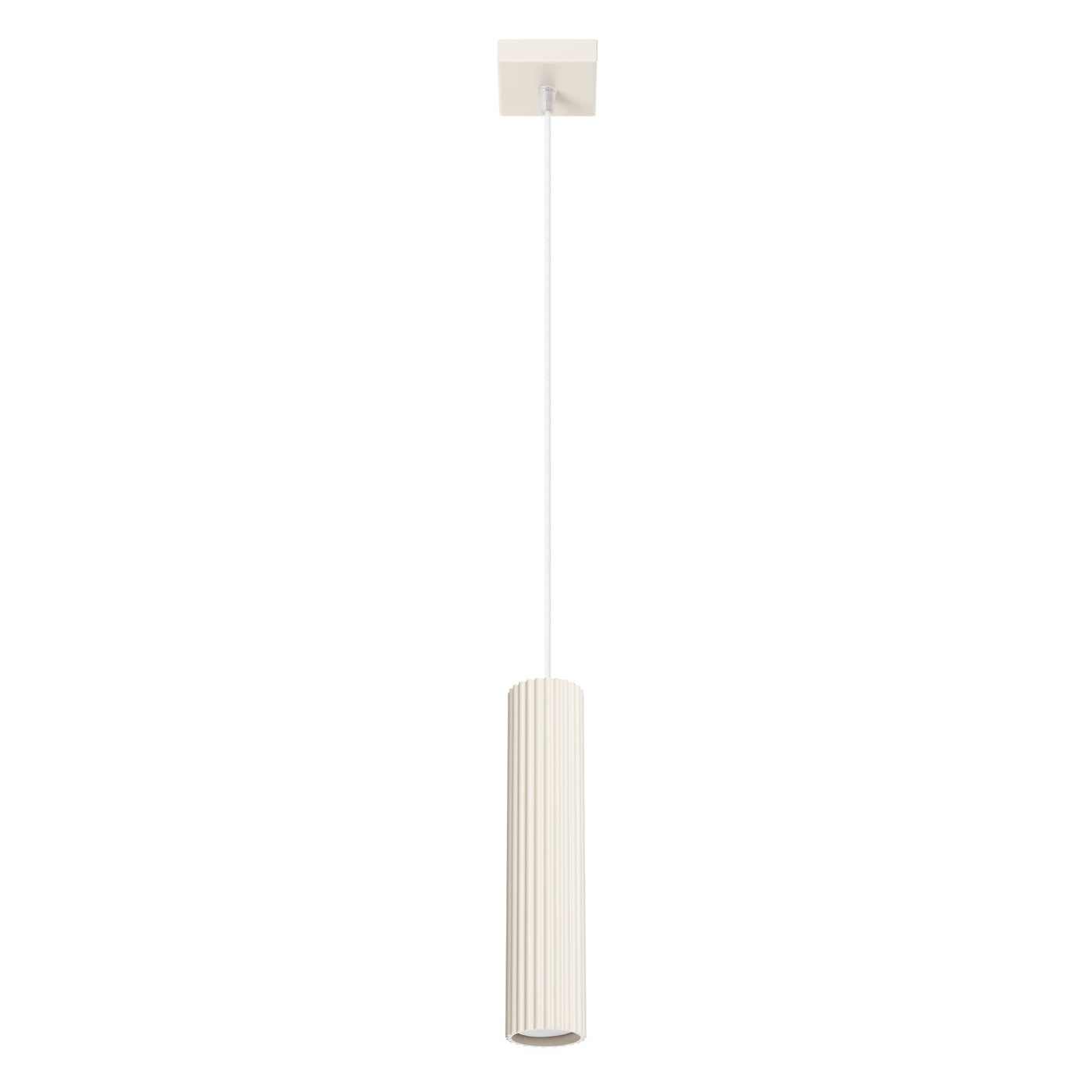 GU10 - Beige GU10 Pendelleuchte, einflammig