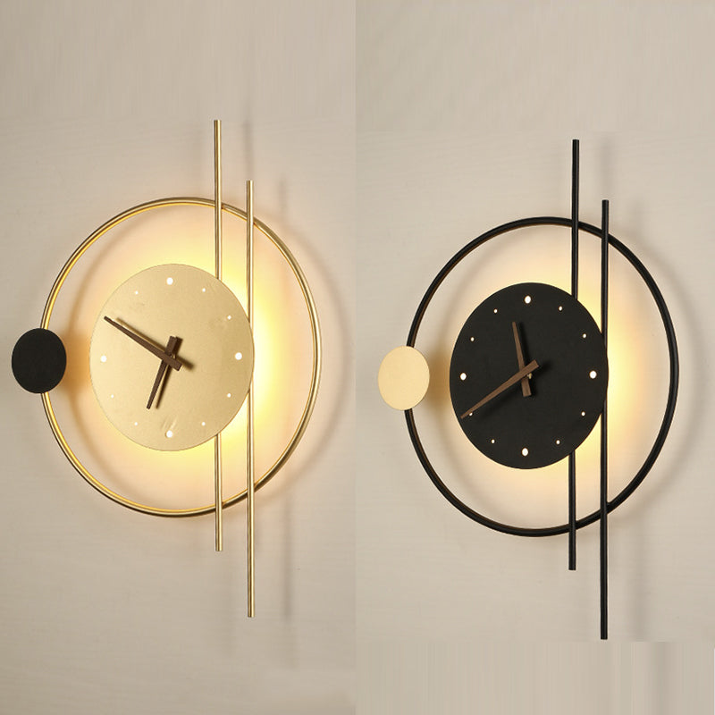Kulinara - LED Wanduhr modern mit Ambientelicht